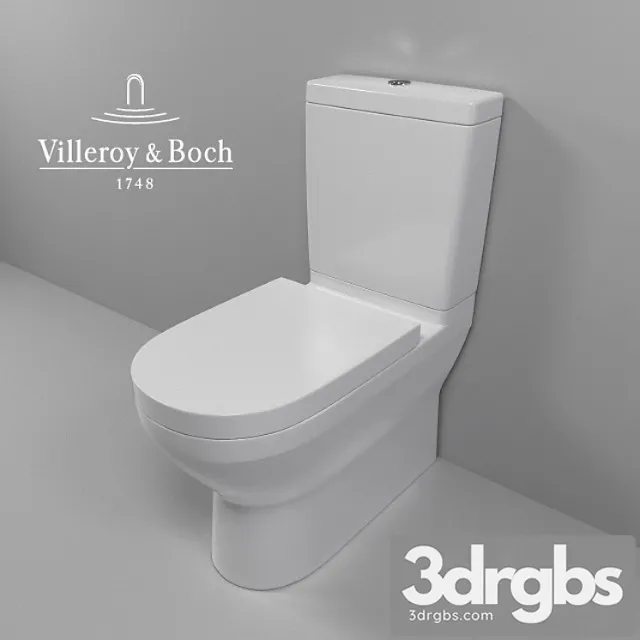 Toilet Villeroy 3D Model Download