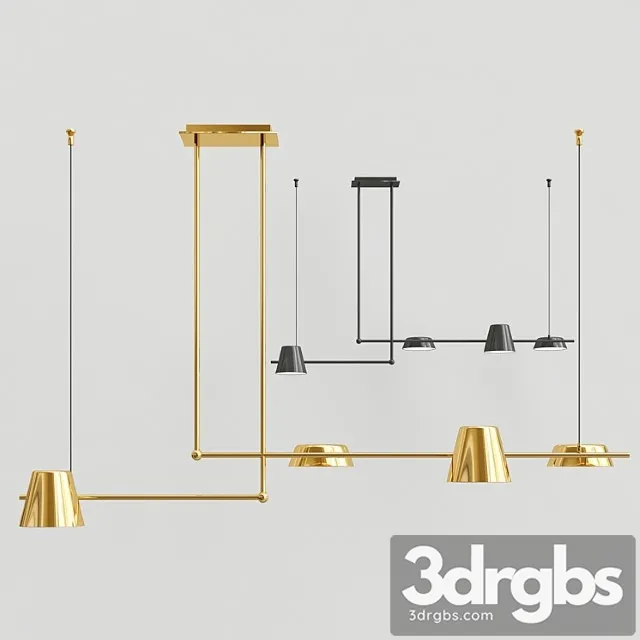 Toivola Chandelier 3D Model Download