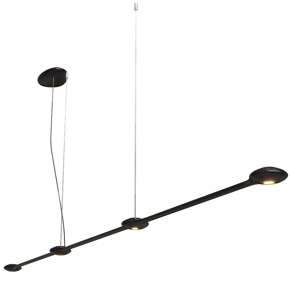 Tokio. – Pendant lamp Carbon custom sizes 3D Model