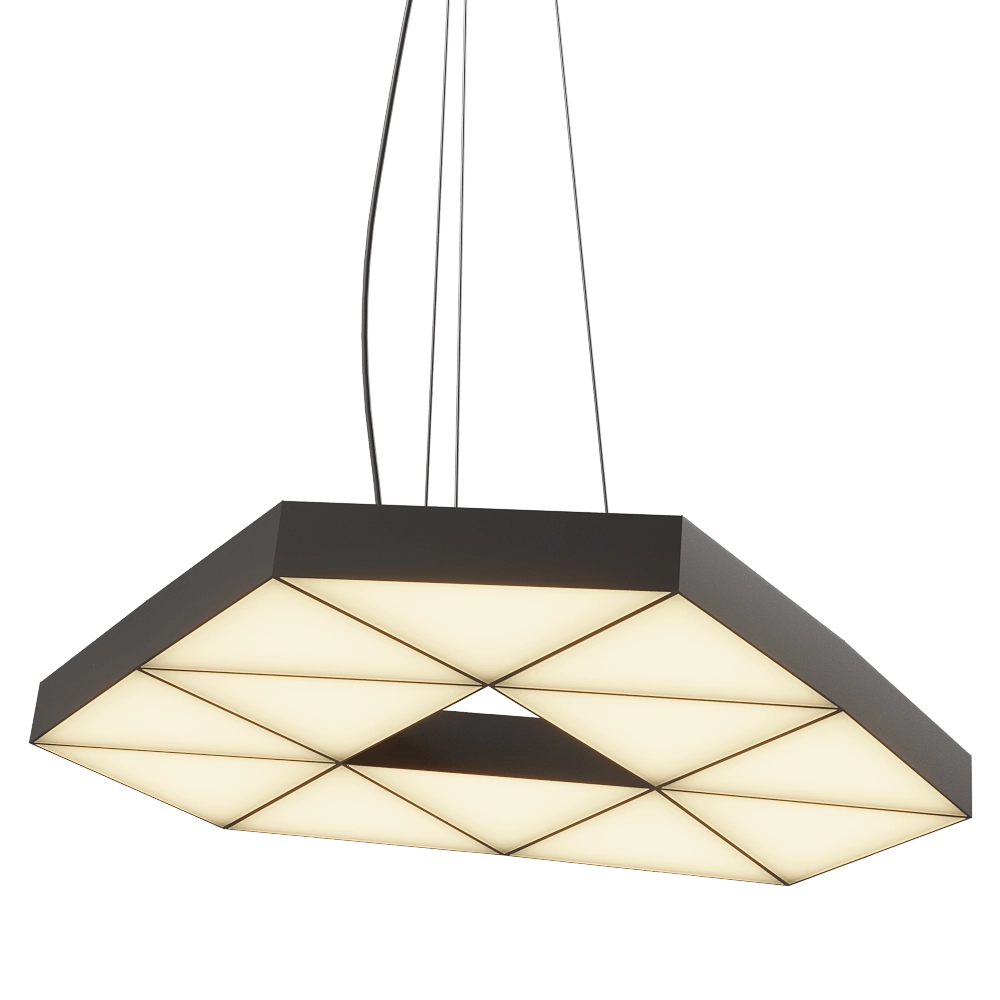 Tokio. – Pendant lamp Tri light 12 3D Model