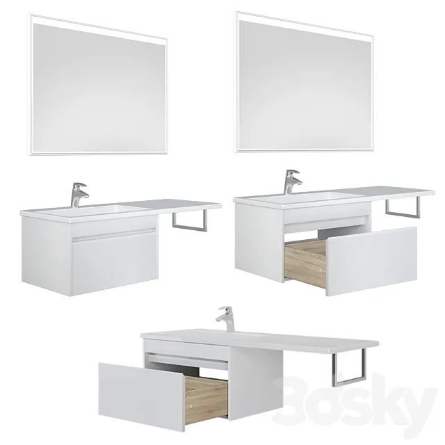 Tokyo hanging furniture set 110_120_130 L _ R 3D Model Tokyo hanging furniture set 110_120_130 L _ R 3D Model