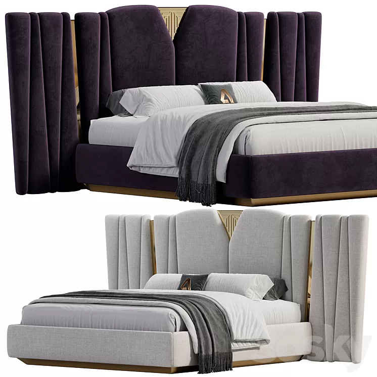 Tokyo Karyola bed by Area Mobilya 3D Model Free Download