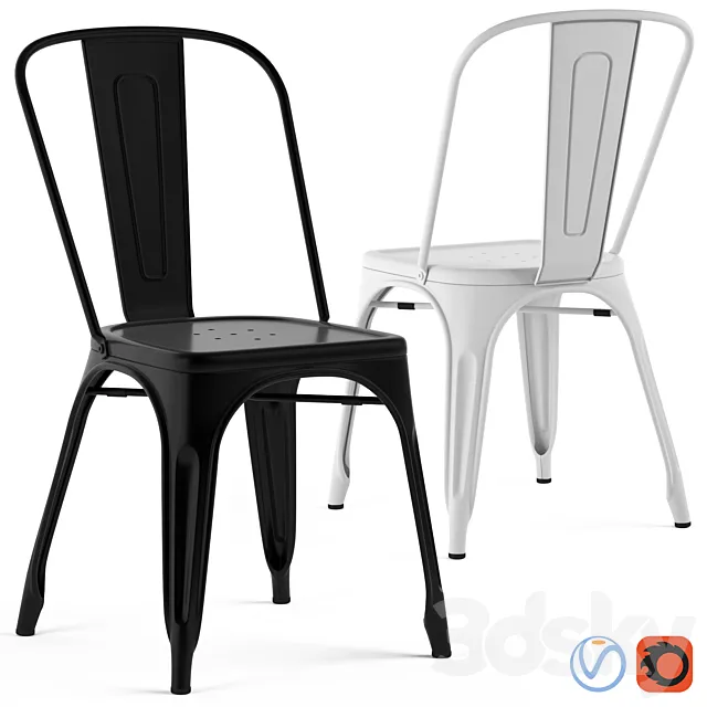 TOLIX chairs 3D Model