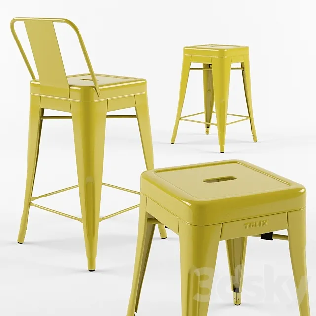 tolix stools 3DModel