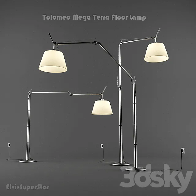 Tolomeo Mega Terra 3D Model Tolomeo Mega Terra 3D Model