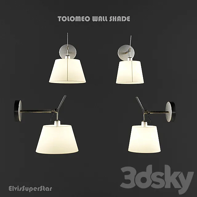 TOLOMEO WALL SHADE 3D Model