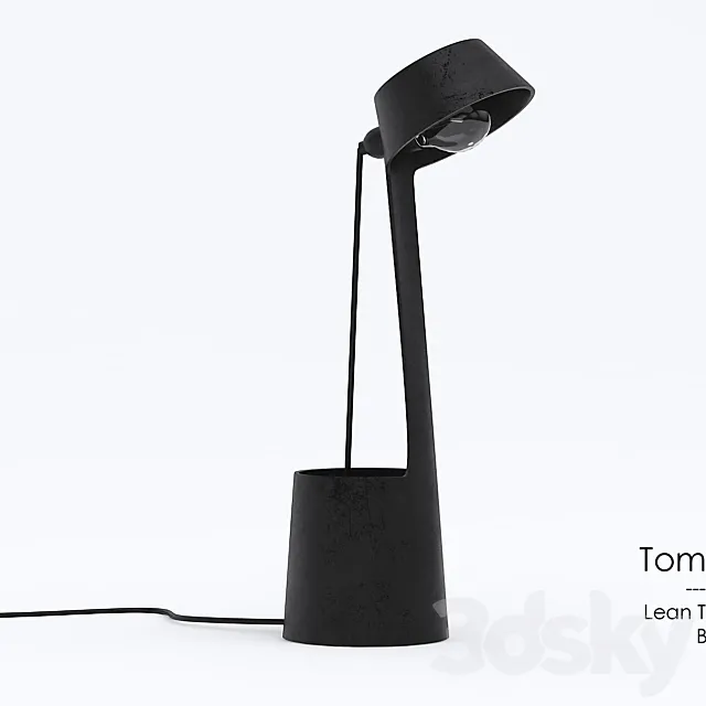 Tom Dixon _ Lean Table Light Black 3D Model