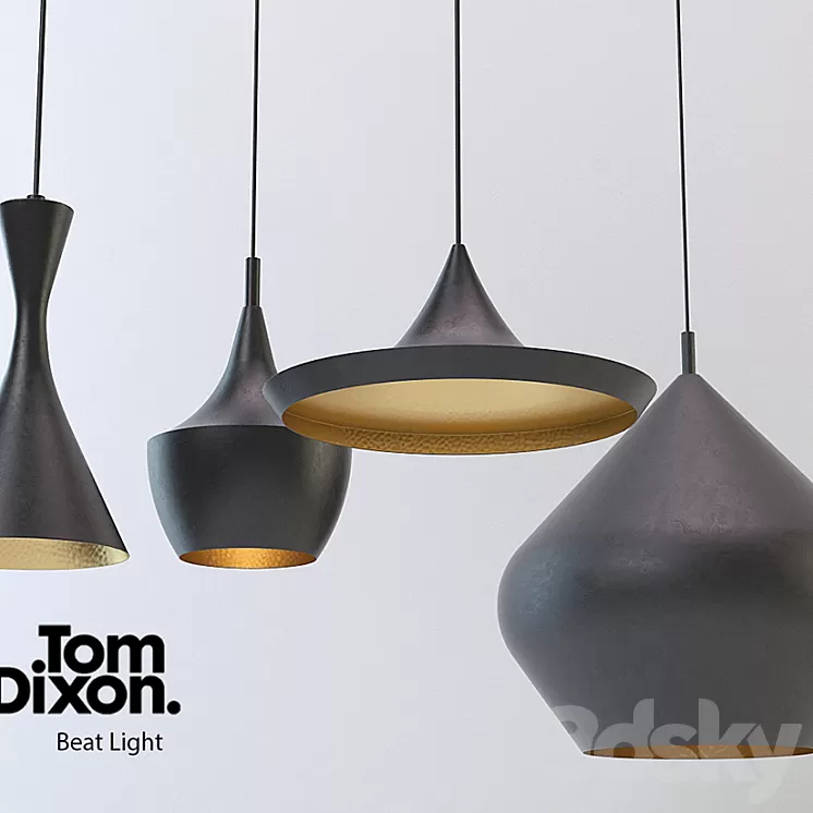 Tom Dixon \/ Beat lights 3D Model