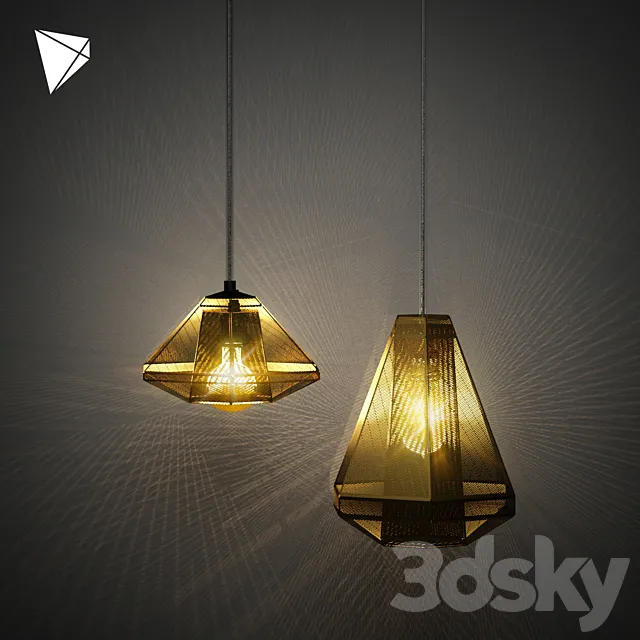 Tom Dixon Cell Lamp 3DModel Tom Dixon Cell Lamp 3DModel