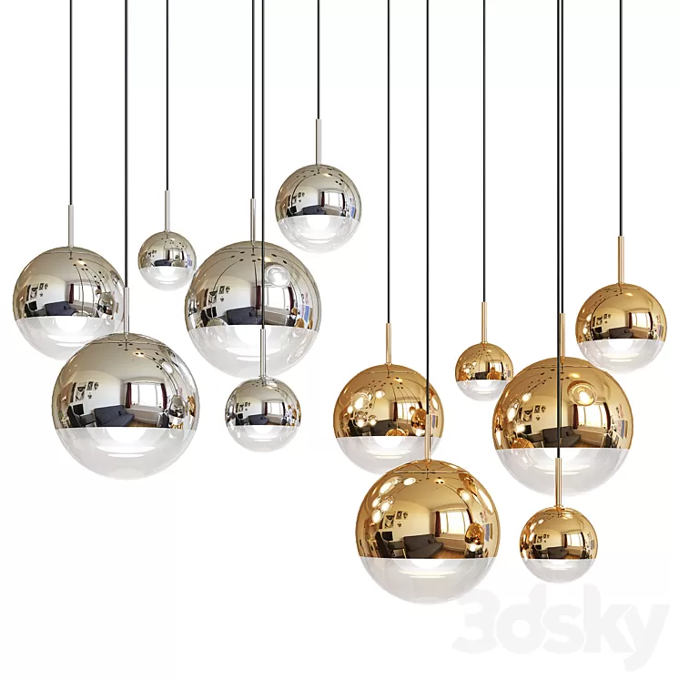 Tom Dixon Classic Glass Ball 3D Model