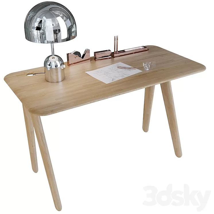 Tom Dixon – Decor Slab Table 3D Model Tom Dixon – Decor Slab Table 3D Model