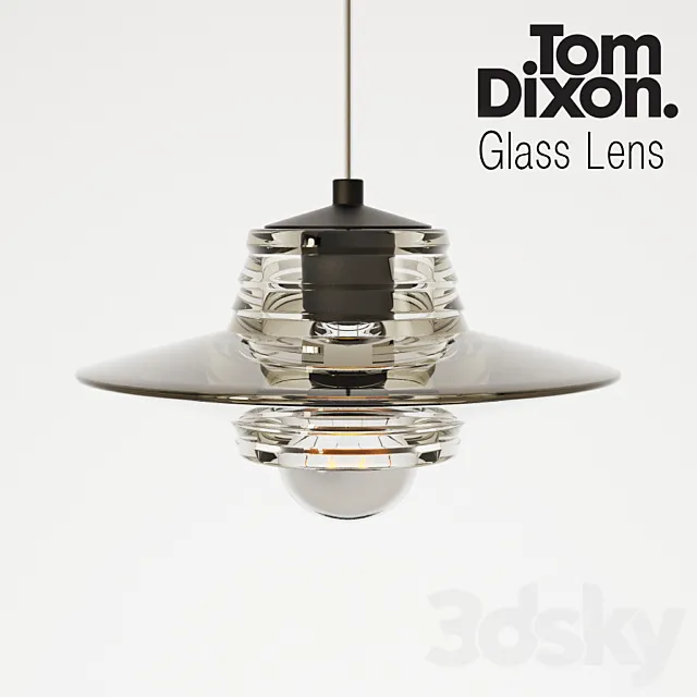 Tom Dixon Glass Lens 3D Model Tom Dixon Glass Lens 3D Model