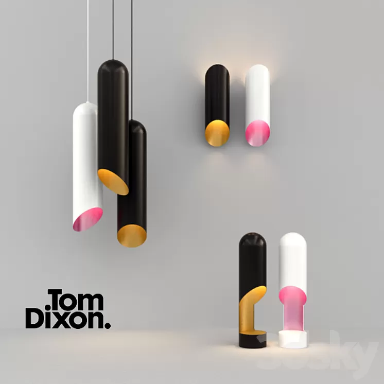 Tom DIxon Pipe Light 3D Model Tom DIxon Pipe Light 3D Model