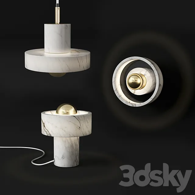 Tom Dixon Stone 3D Model