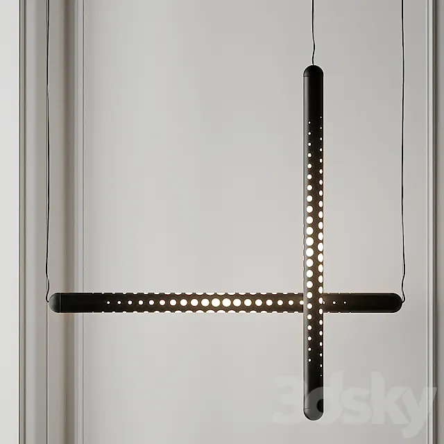 Tom Dixon Tube TD TP01BLKEU Black 3DModel Tom Dixon Tube TD TP01BLKEU Black 3DModel