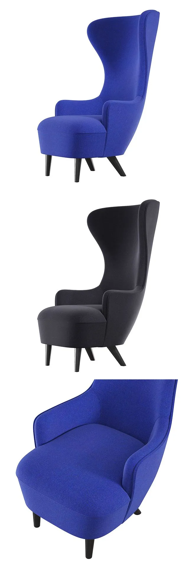 Tom Dixon Wingback Chair 3D Model