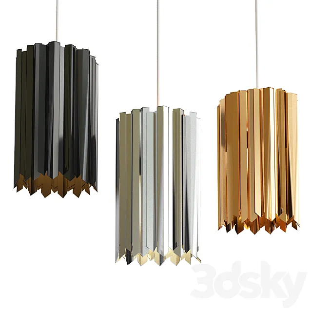 Tom Kirk Facet Pendant 3D Model Tom Kirk Facet Pendant 3D Model