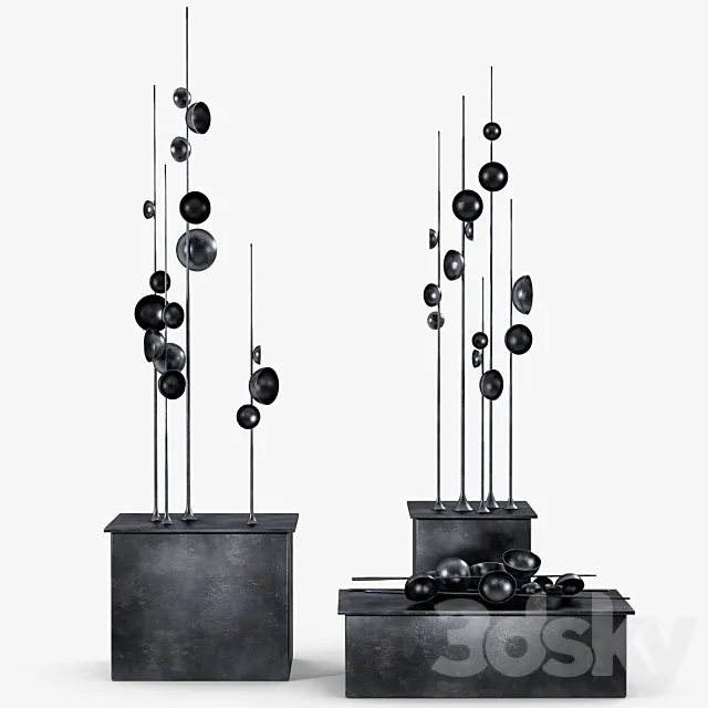 Tom Palmer – Black boxes 3D Model