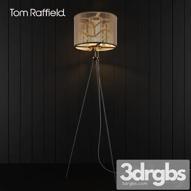 Tom Raffield Cage Floor Light 3D Model Download