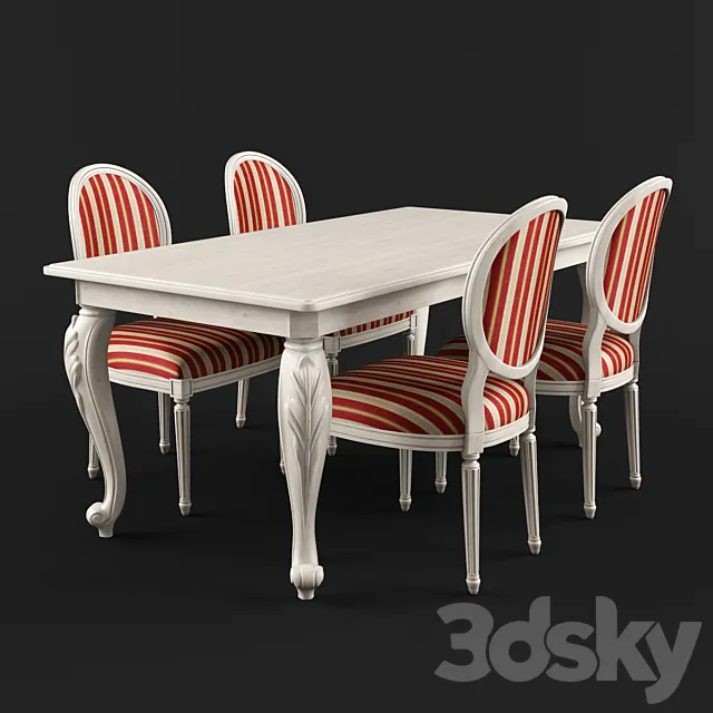 Tomassi Cucine dining group 3D Model