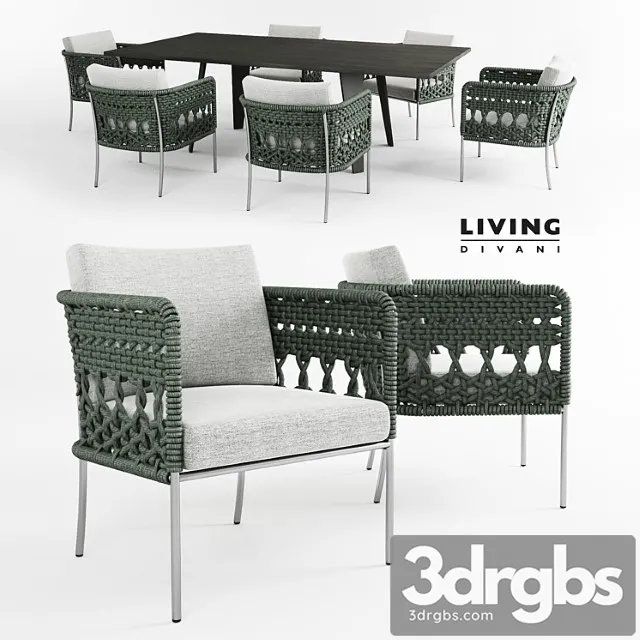 Tombolo By Living Divani 1 3D Model Download