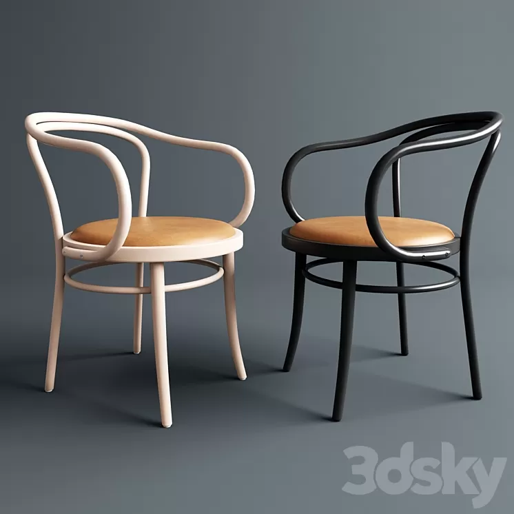 Ton – Armchair 30 3D Model Ton – Armchair 30 3D Model
