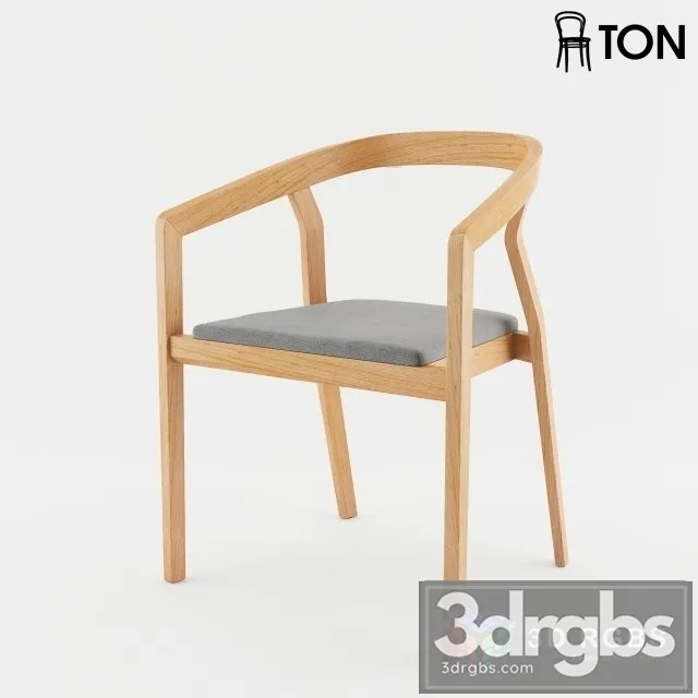 Ton Armchair One 3D Model Download Ton Armchair One 3D Model Download