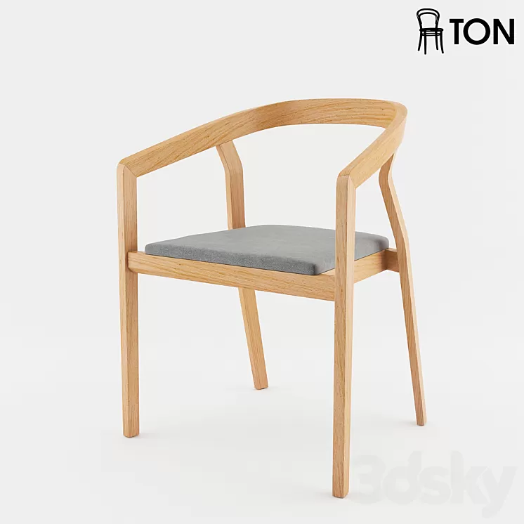 TON Armchair One 3D Model TON Armchair One 3D Model