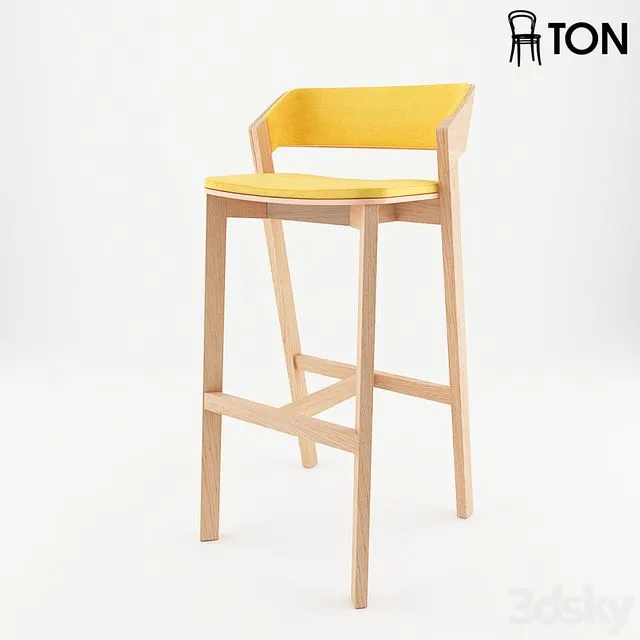 TON Barstool Merano 3D Model