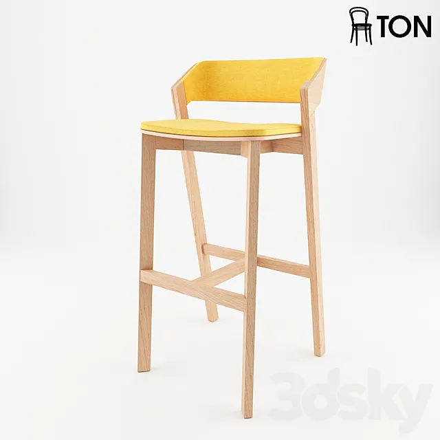 TON Barstool Merano 3D Model