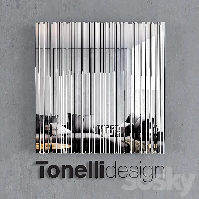 Tonelli Design VU Hall mirror 3D Model