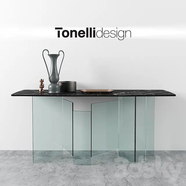 Tonellidesign METROPOLIS | Console table 3D Model