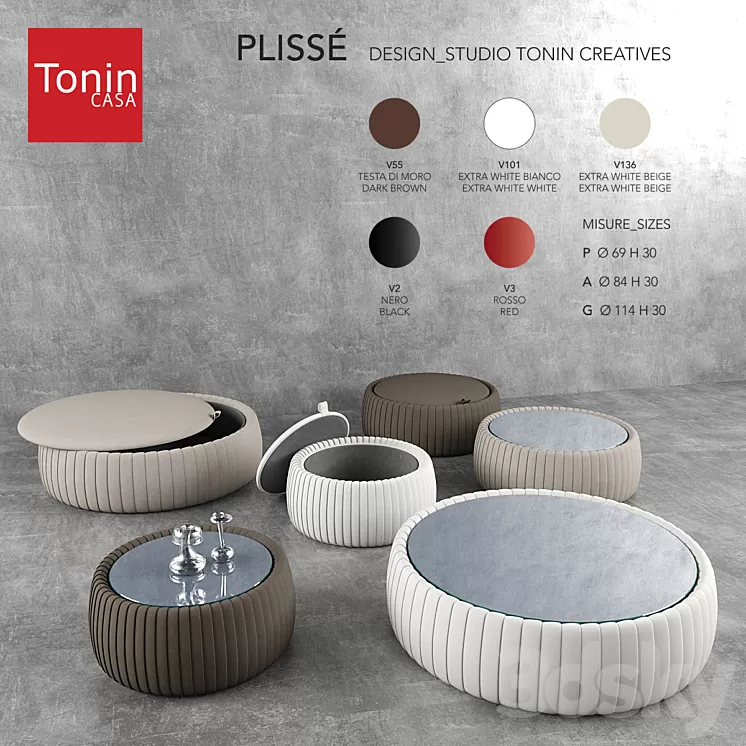 Tonin casa PLISSE 3D Model Tonin casa PLISSE 3D Model