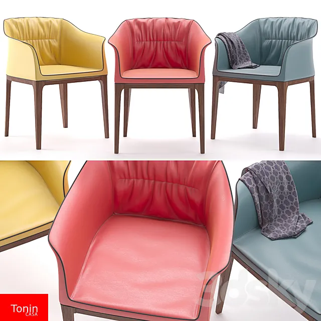 TONIN CASA Poltroncina Mivida 3D Model
