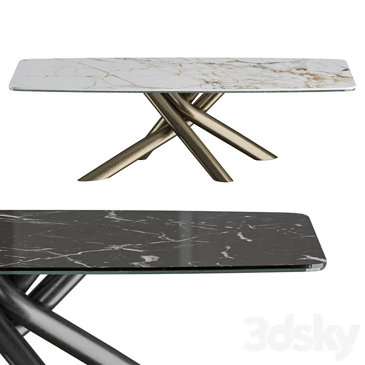 Tonin Casa STYLE | Table 3D Model Free Download
