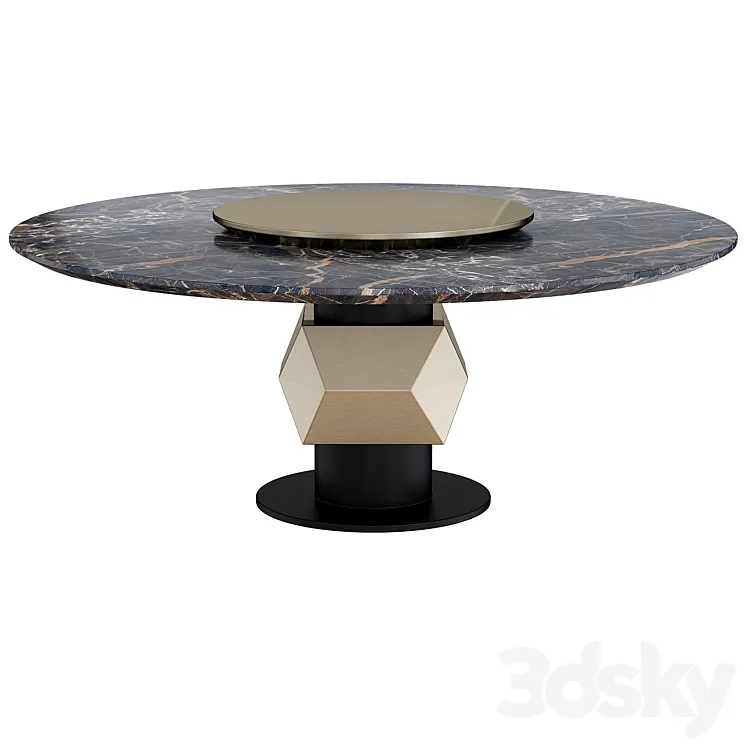 Tonino Lamborghini Casa TL-2920 Dining Table 3D Model Free Download Tonino Lamborghini Casa TL-2920 Dining Table 3D Model Free Download