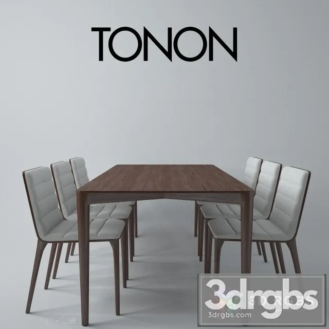 Tonton Table Chair Pit 3D Model Download