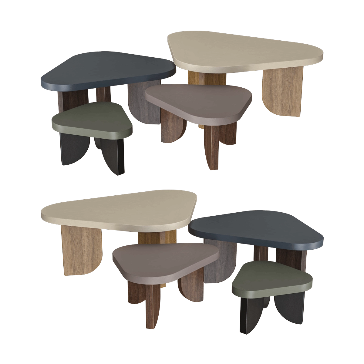Tony Roaks – Coffee table Cobble 3D Model