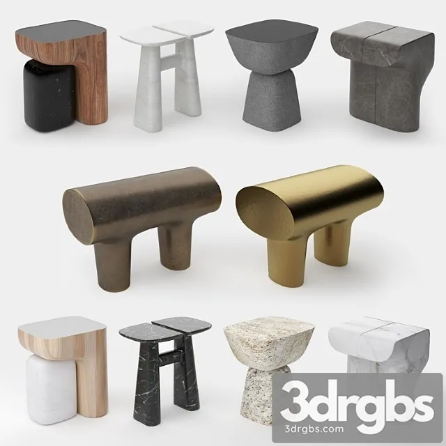 Toolsgalerie Stool 3D Model Download