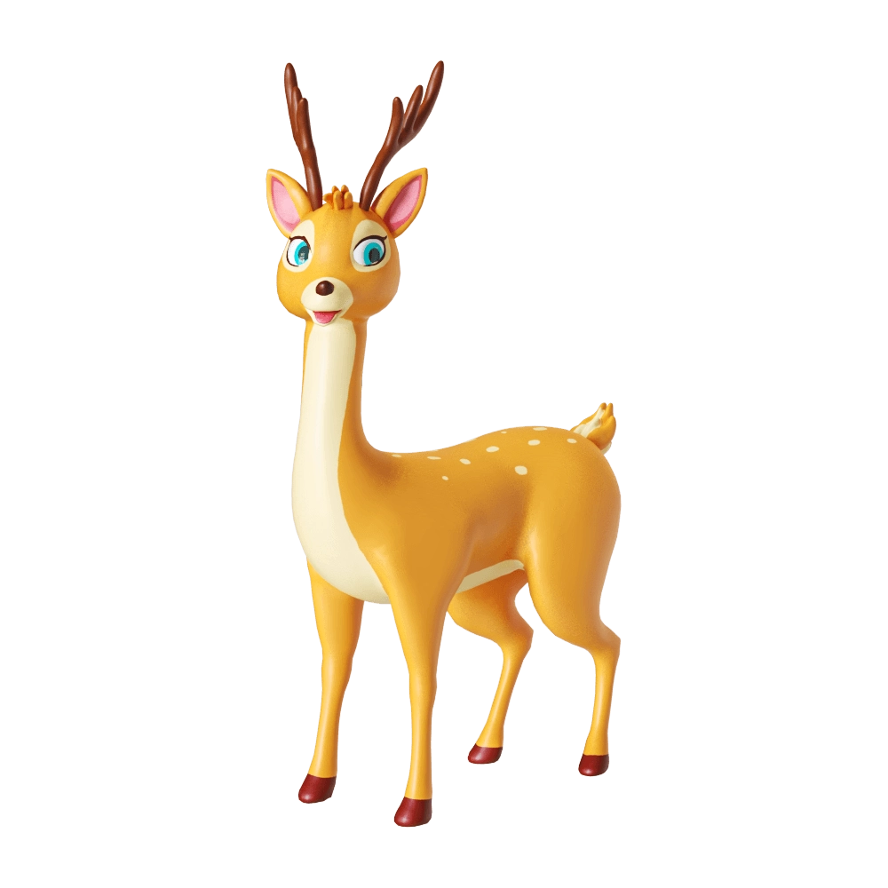 Toon Project – Deer 3D Model Toon Project – Deer 3D Model