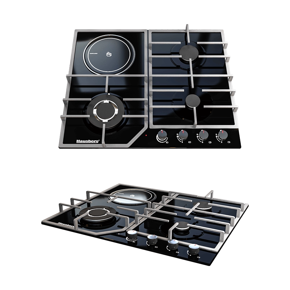 Toon Project – Gas stove Hausberg with 4 burners 3D Model Toon Project – Gas stove Hausberg with 4 burners 3D Model