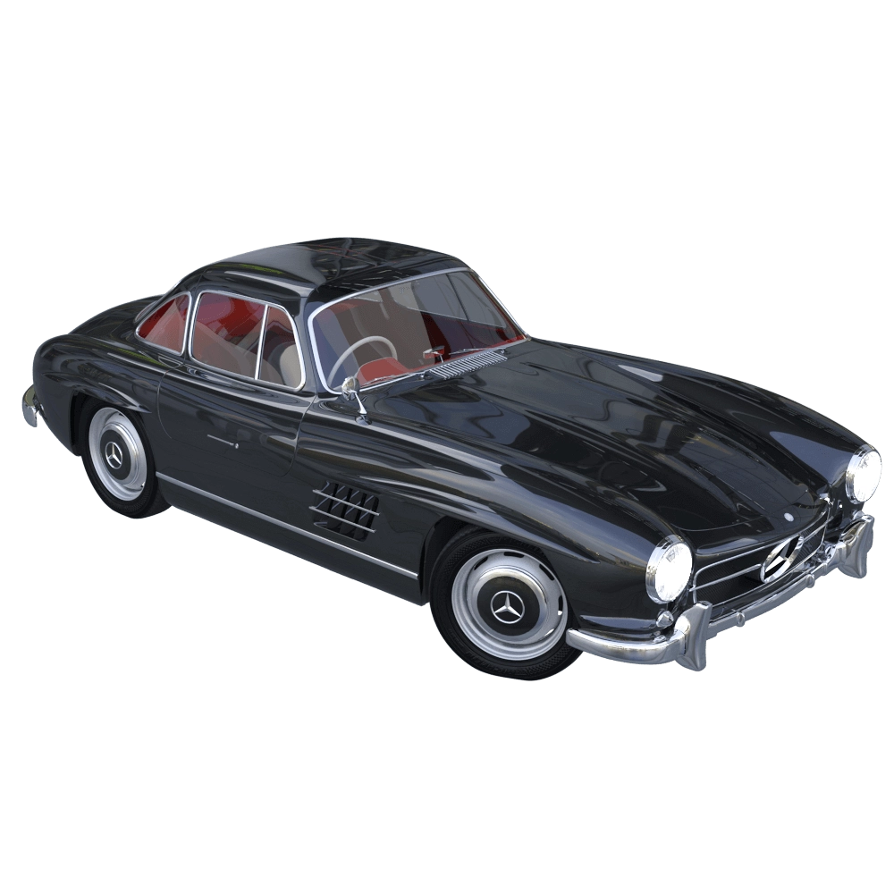 Toon Project – Mercedes Benz W198 3D Model