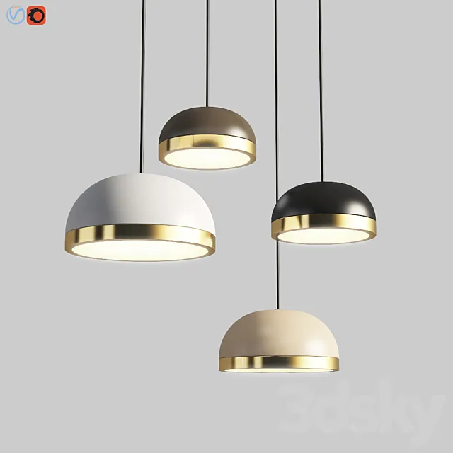 Tooy Molly Suspension Pendant Lamp 3D Model