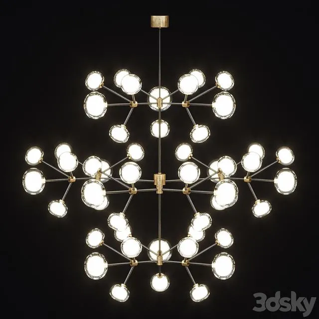 Tooy Nabila Chandelier (Designer Corrado Dotti) 3D Model