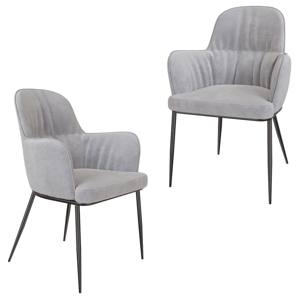 Top concept – Chair with armrests Barkley 3D Model Top concept – Chair with armrests Barkley 3D Model