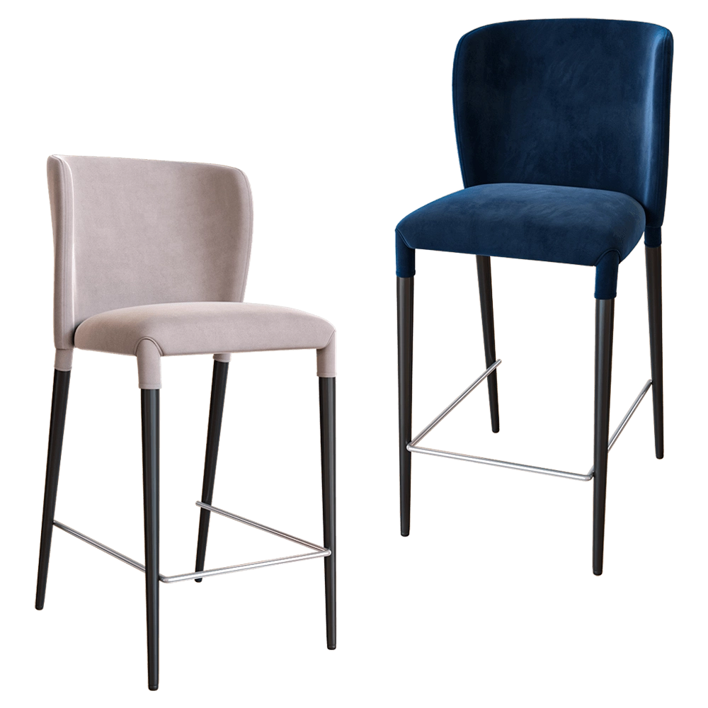 Top concept – Semi-bar chair Albert in shorts 3D Model Top concept – Semi-bar chair Albert in shorts 3D Model