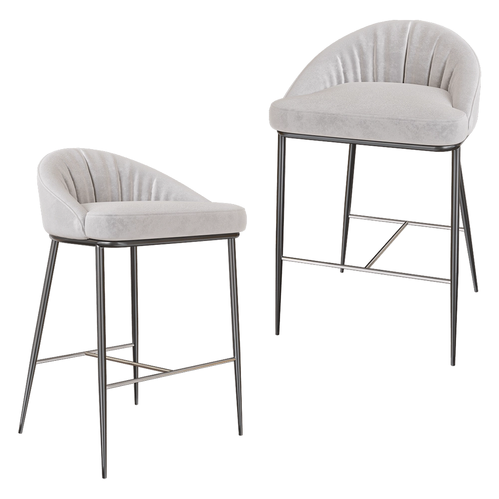 Top concept – Semi-bar chair Barkley 3D Model Top concept – Semi-bar chair Barkley 3D Model