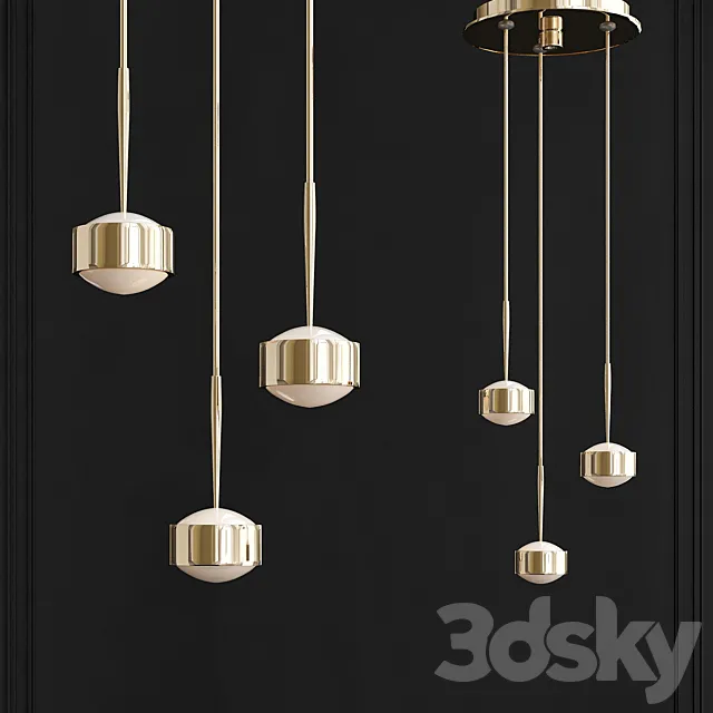 Top Light PUK DROP 3D Model Top Light PUK DROP 3D Model