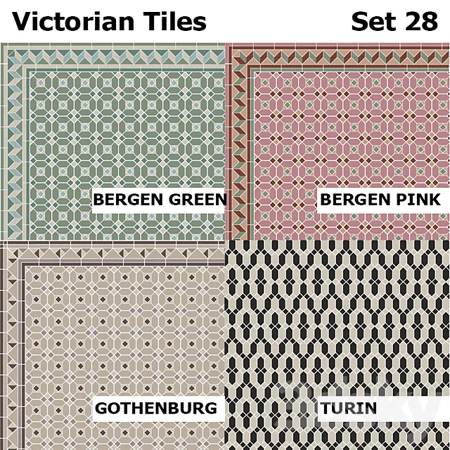 Topcer Victorian Tiles Set 28 Free Download
