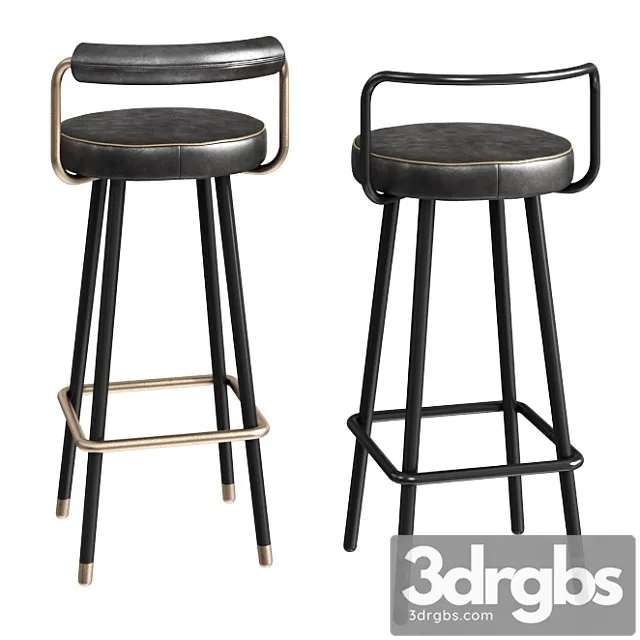 ToposWorkshop Block BA Bar Stool 3D Model Download ToposWorkshop Block BA Bar Stool 3D Model Download